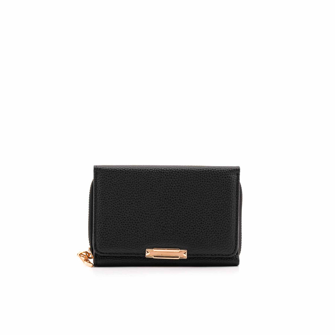 Black Casual Wallet For Women P71128