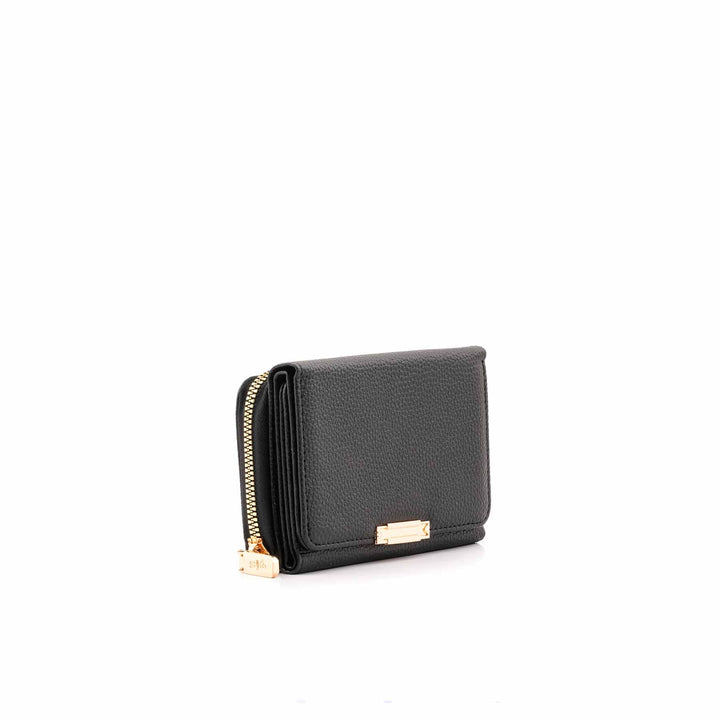 Black Casual Wallet For Women P71128