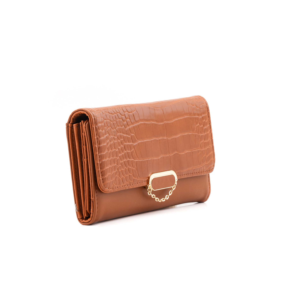 Brown Casual Wallet For Women P71130