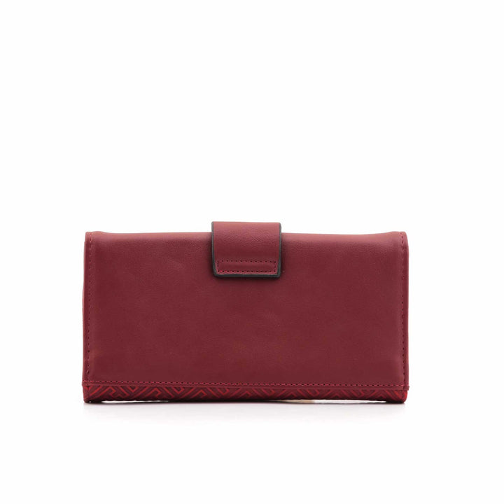 Maroon Casual Wallet For Women P71131