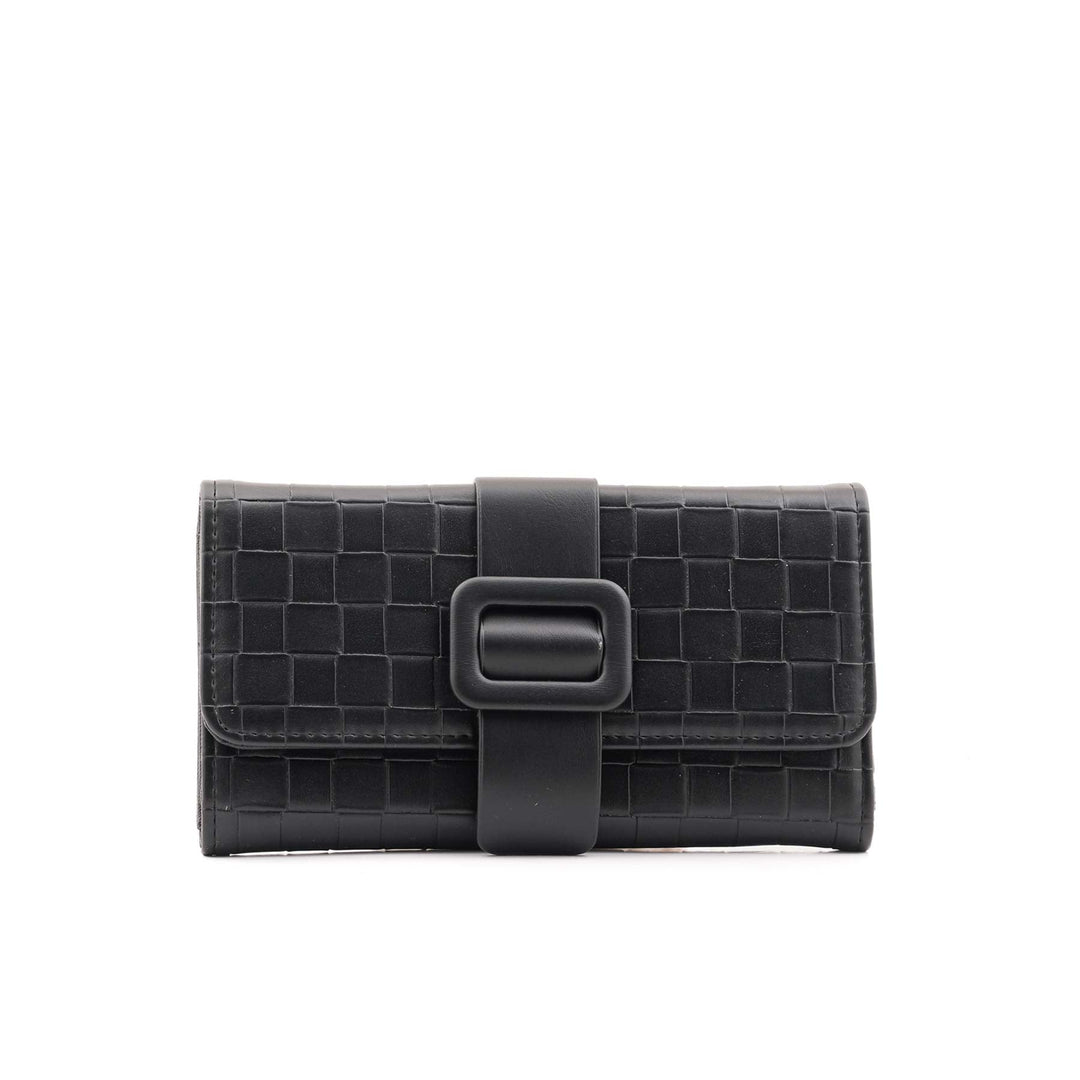 Black Casual Wallet For Women P71132