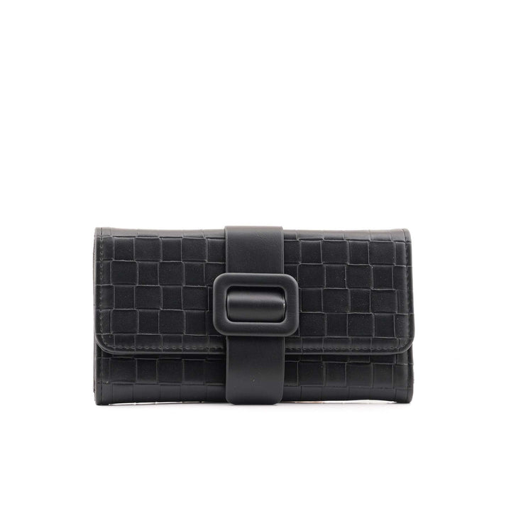 Black Casual Wallet For Women P71132
