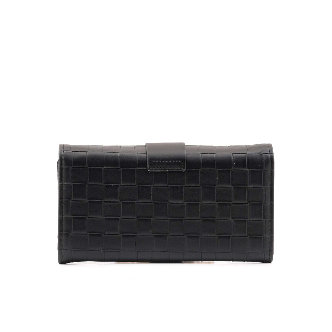 Black Casual Wallet For Women P71132