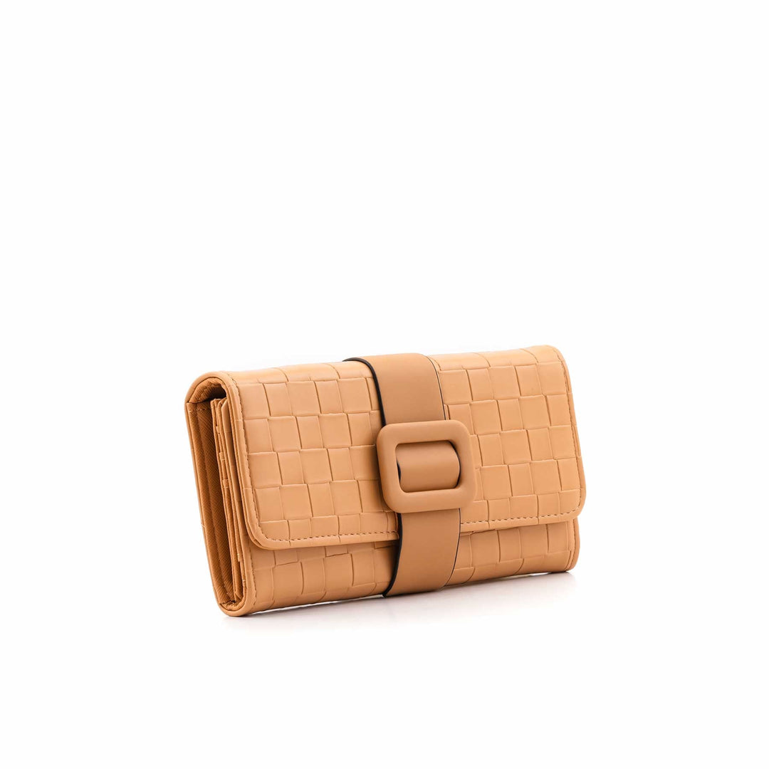 Beige Casual Wallet For Women P71132