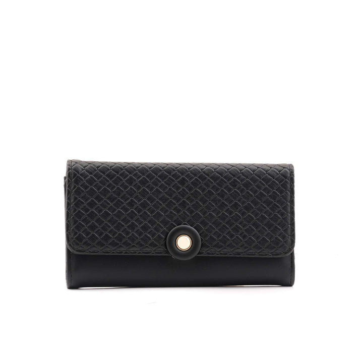 Black Casual Wallet For Women P71133
