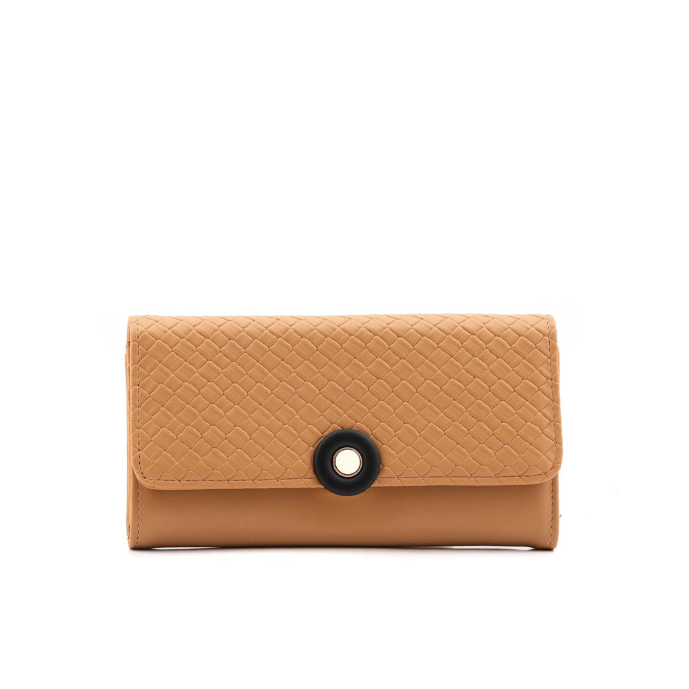 Beige Casual Wallet For Women P71133