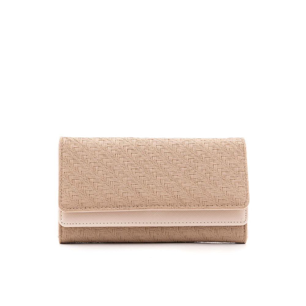 Beige Casual Wallet For Women P71134