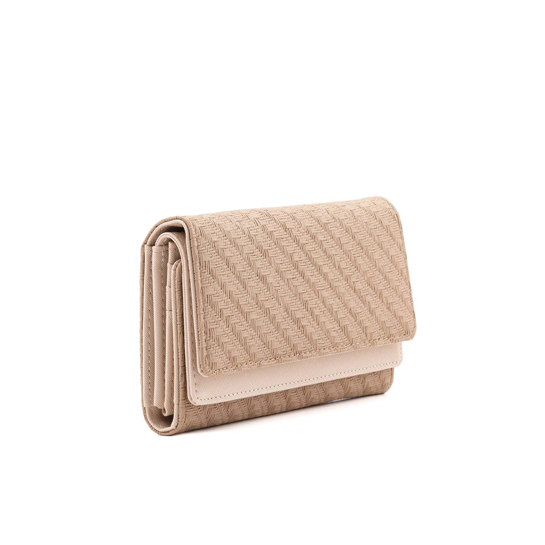 Beige Casual Wallet For Women P71134