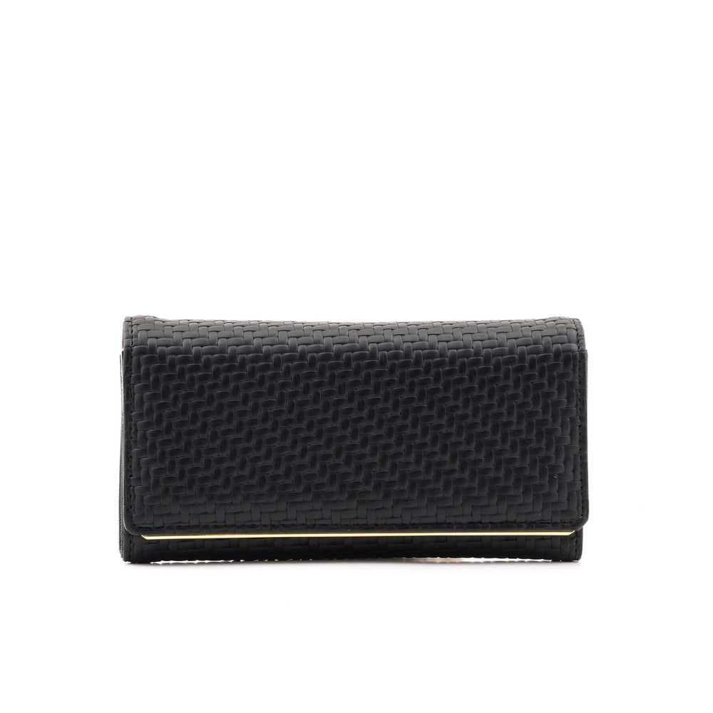 Black Casual Wallet For Women P71135