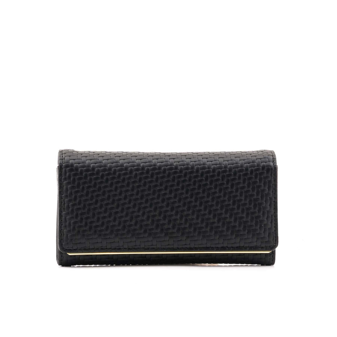 Black Casual Wallet For Women P71135