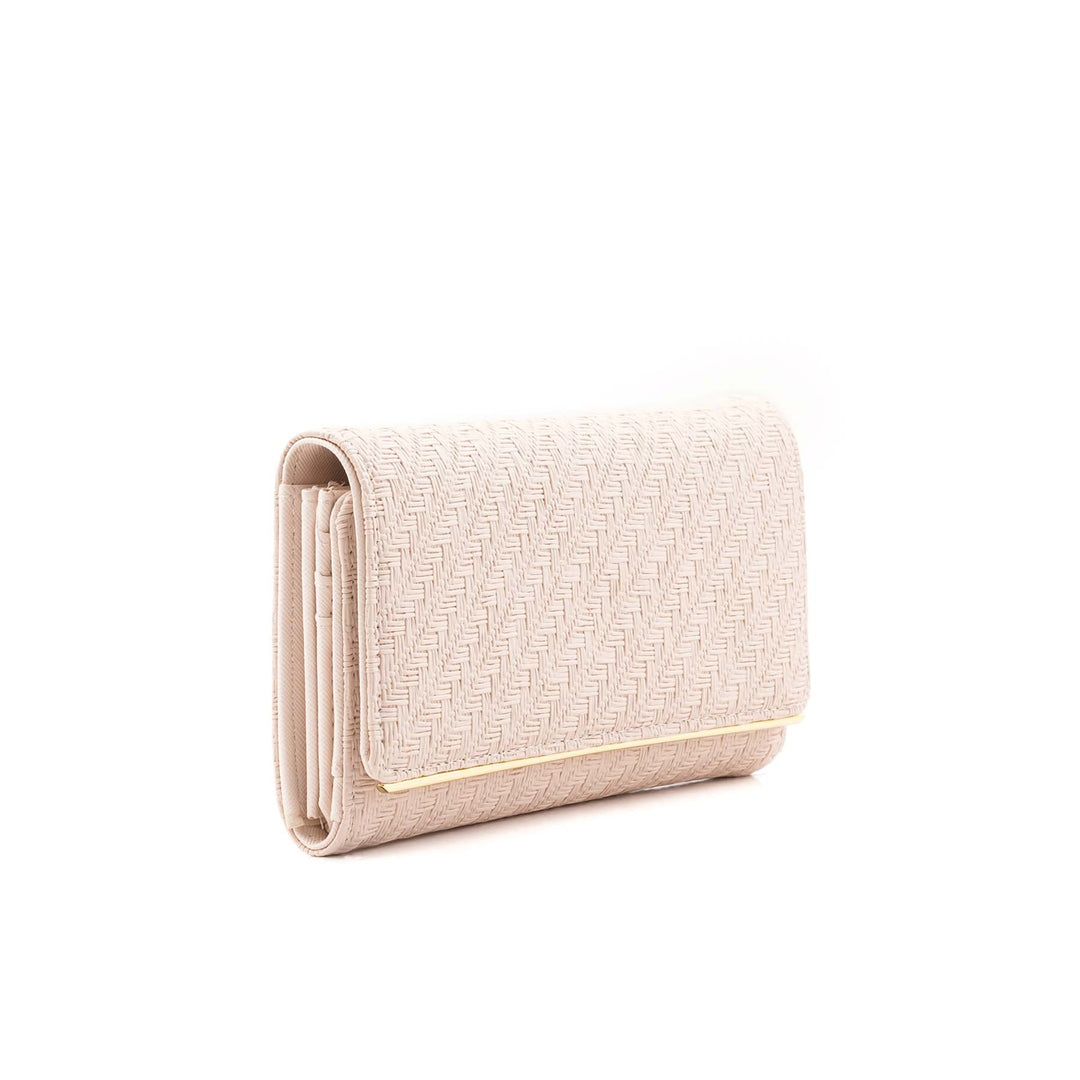 Beige Casual Wallet For Women P71137