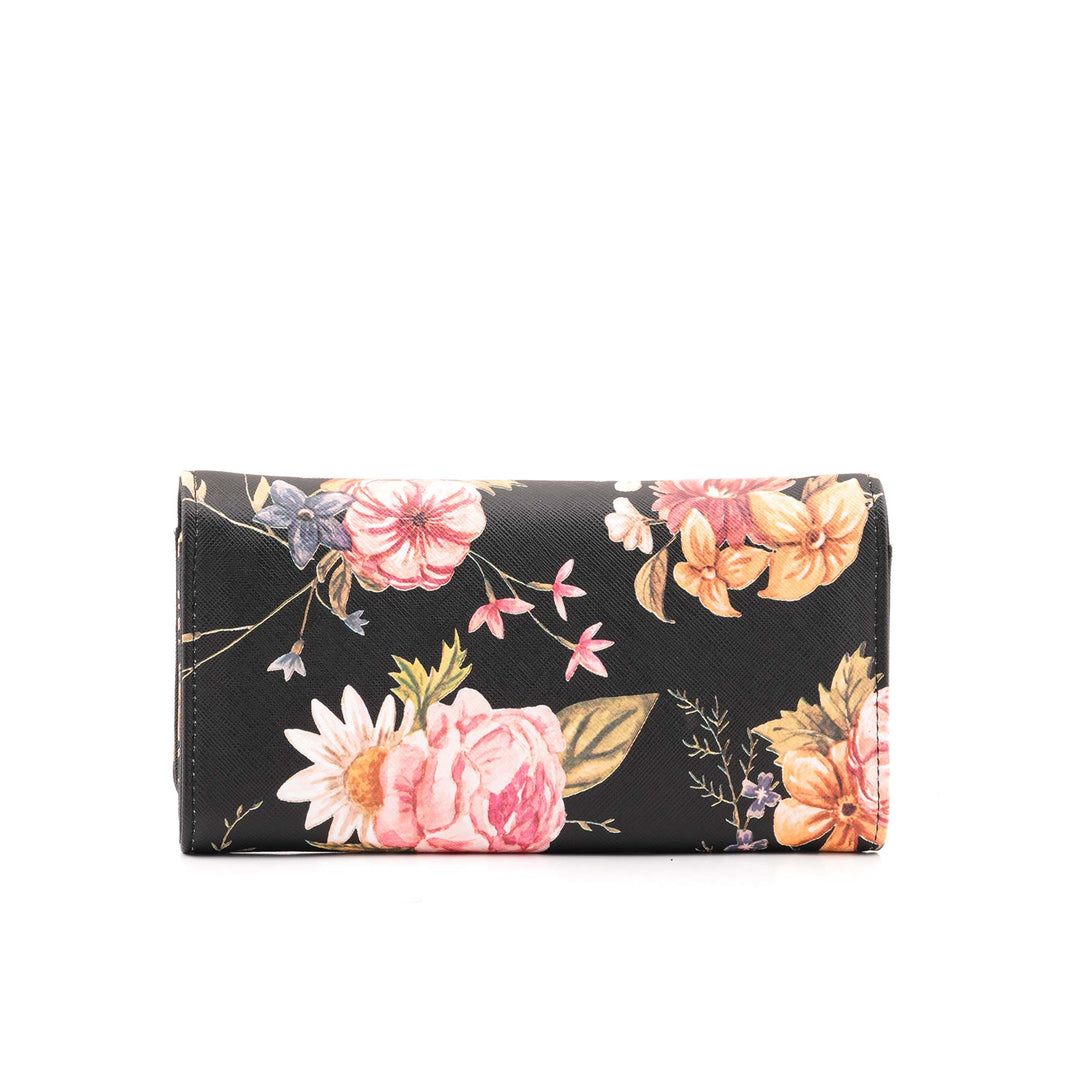 Black Casual Wallet For Women P71139