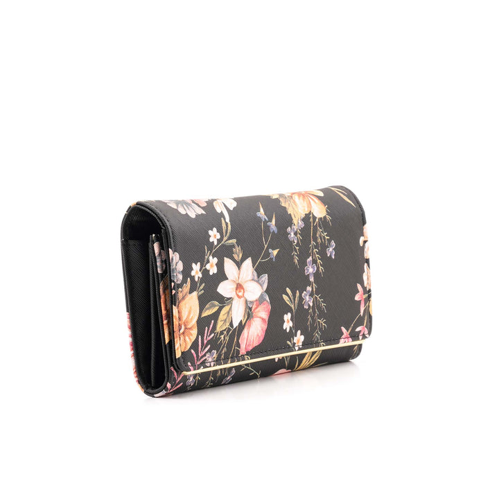 Black Casual Wallet For Women P71139