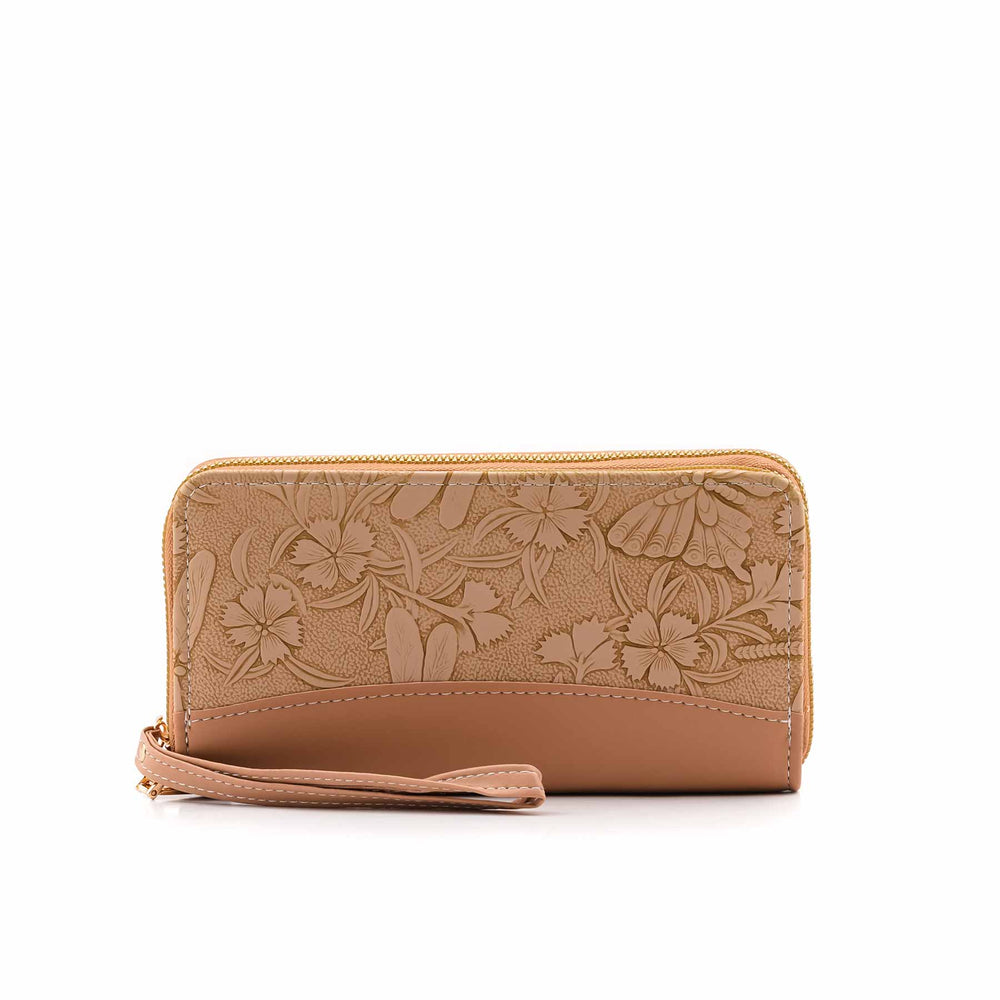 Beige Casual Wallet For Women P71143