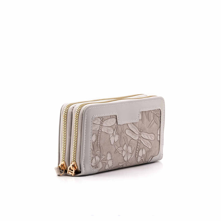 Grey Casual Wallet For Women P71144
