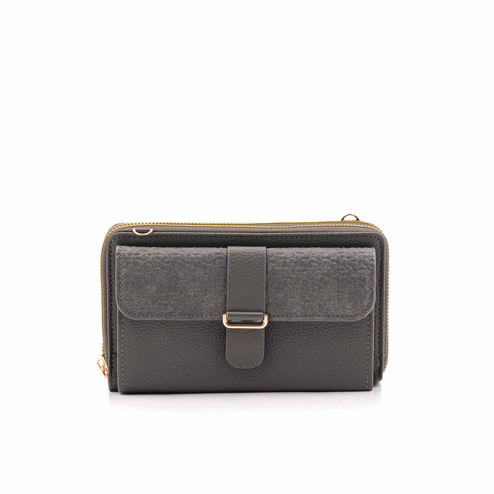 Grey Casual Wallet For Women P71145
