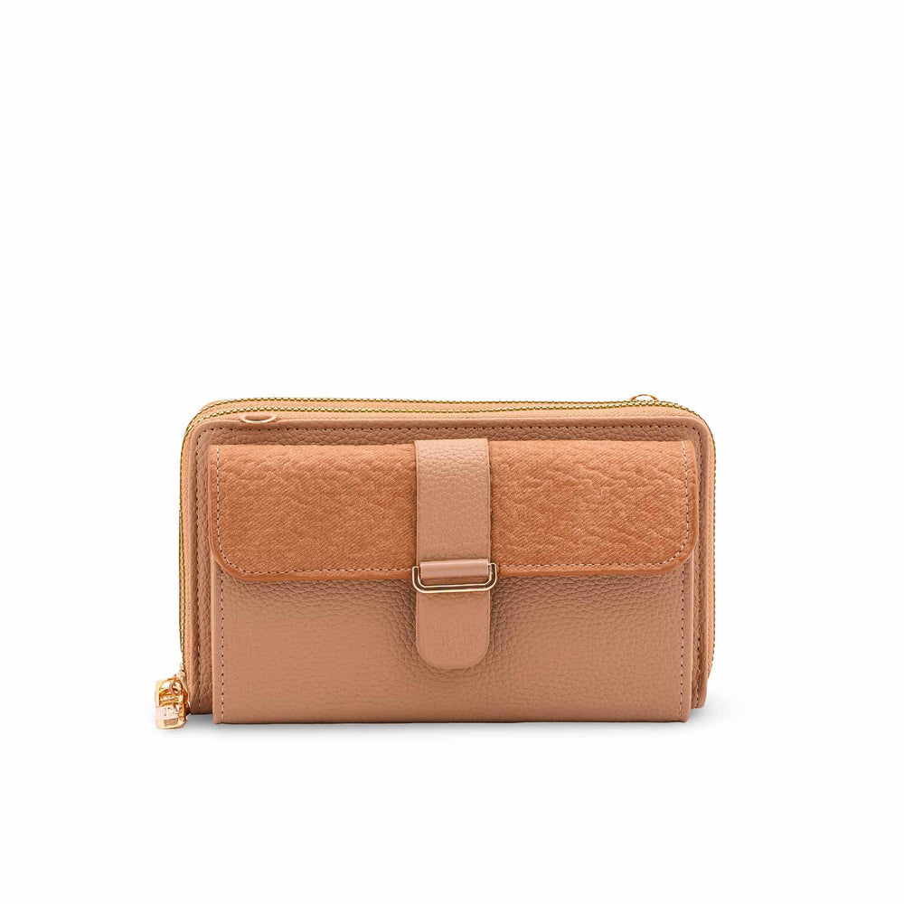 Beige Casual Wallet For Women P71145
