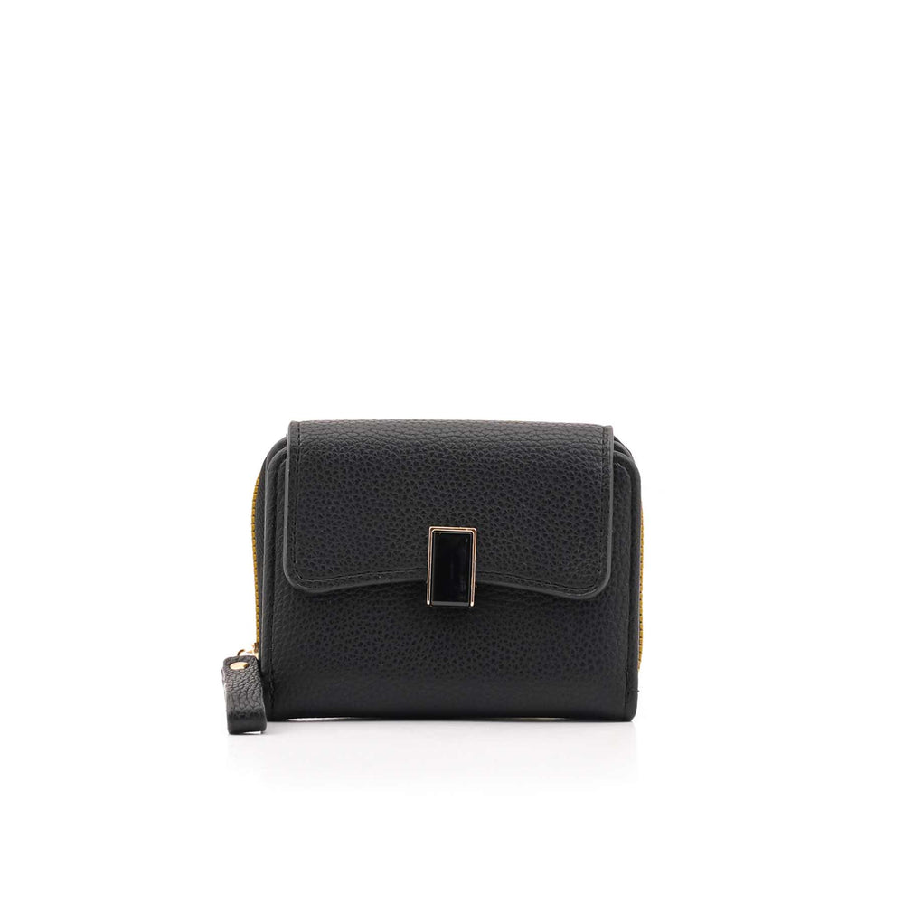 Black Casual Wallet For Women P71153