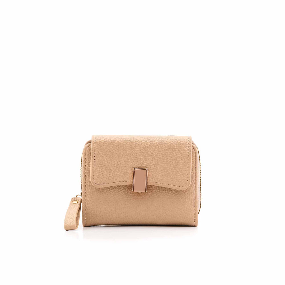Beige Casual Wallet For Women P71153