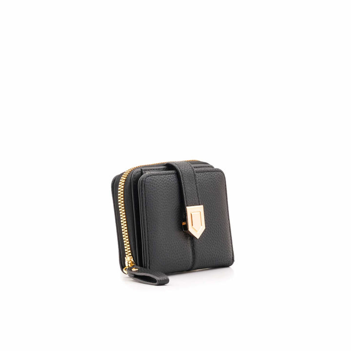 Black Casual Wallet For Women P71154