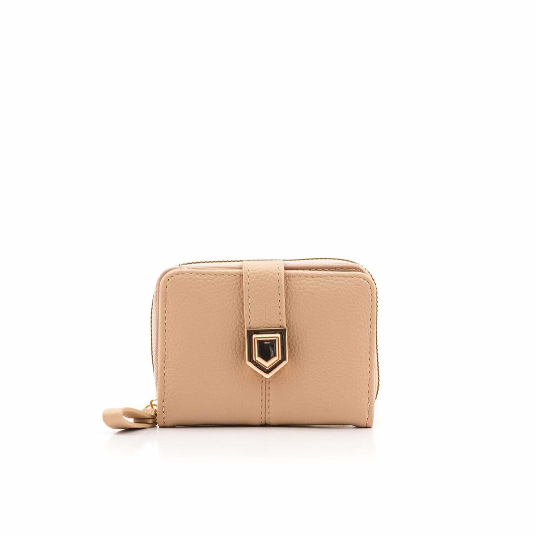 Beige Casual Wallet For Women P71154