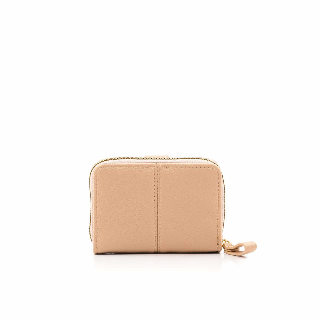 Beige Casual Wallet For Women P71154