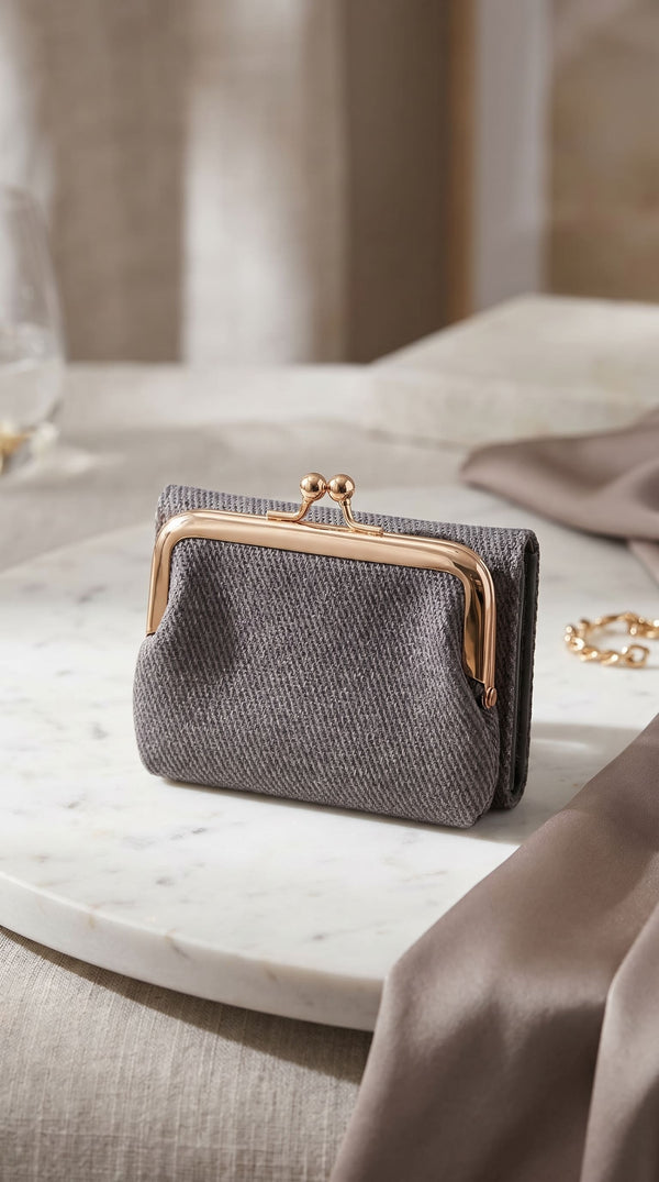 Black Casual Wallet For Women P71156
