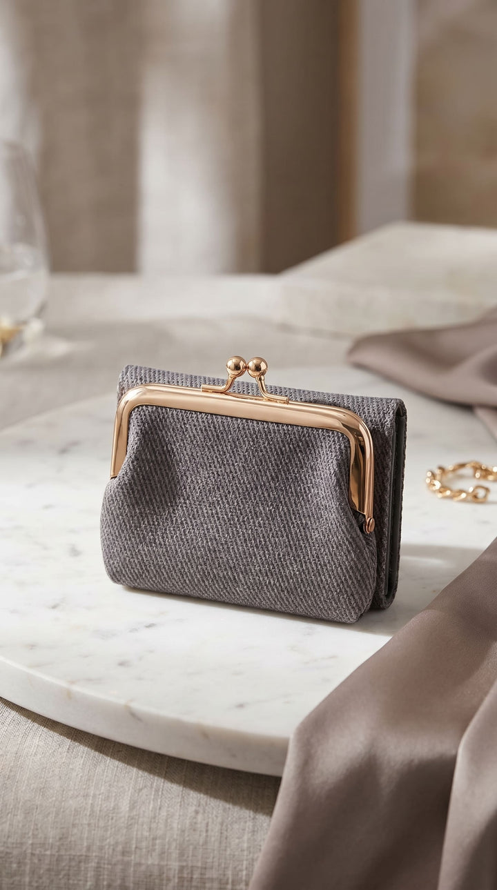 Black Casual Wallet For Women P71156