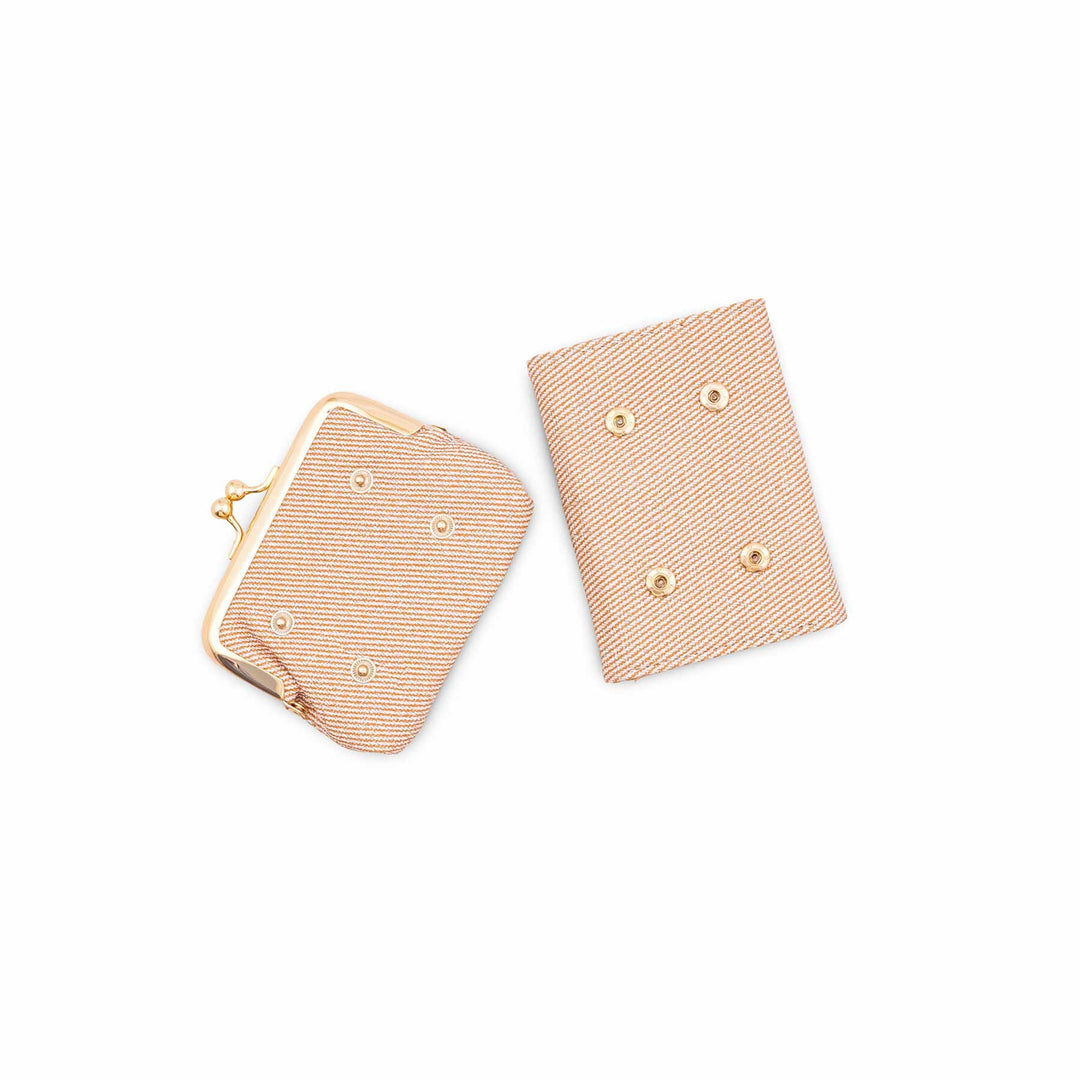 Beige Casual Wallet For Women P71156