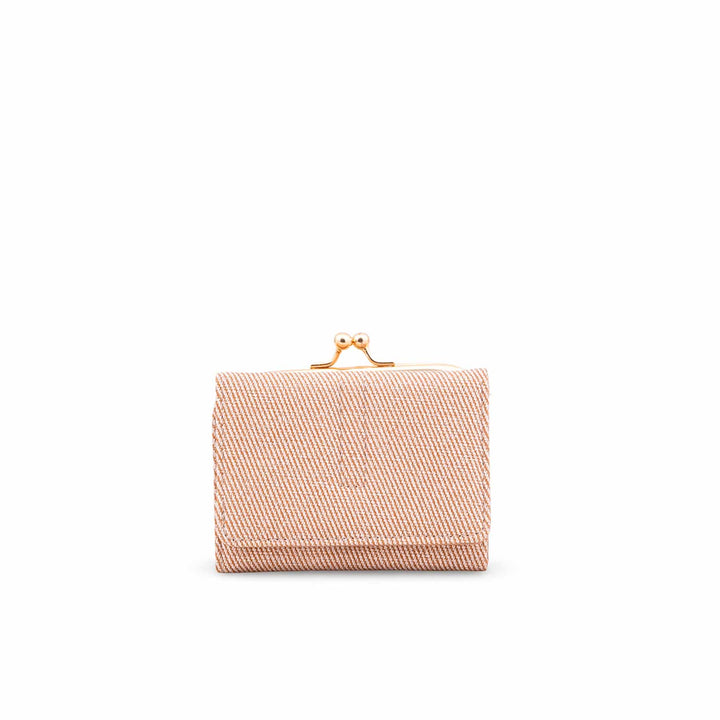 Beige Casual Wallet For Women P71156