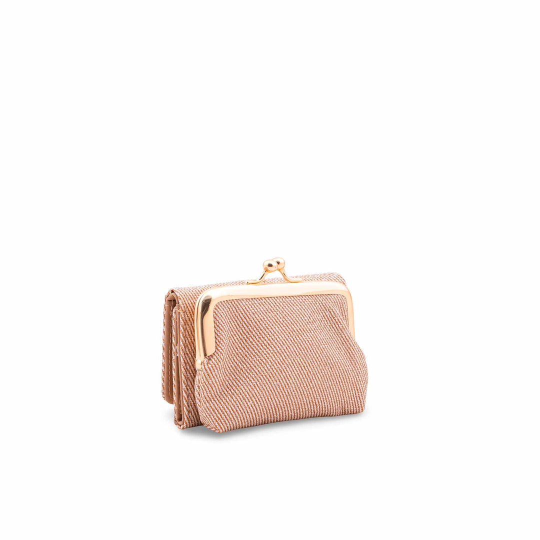 Beige Casual Wallet For Women P71156