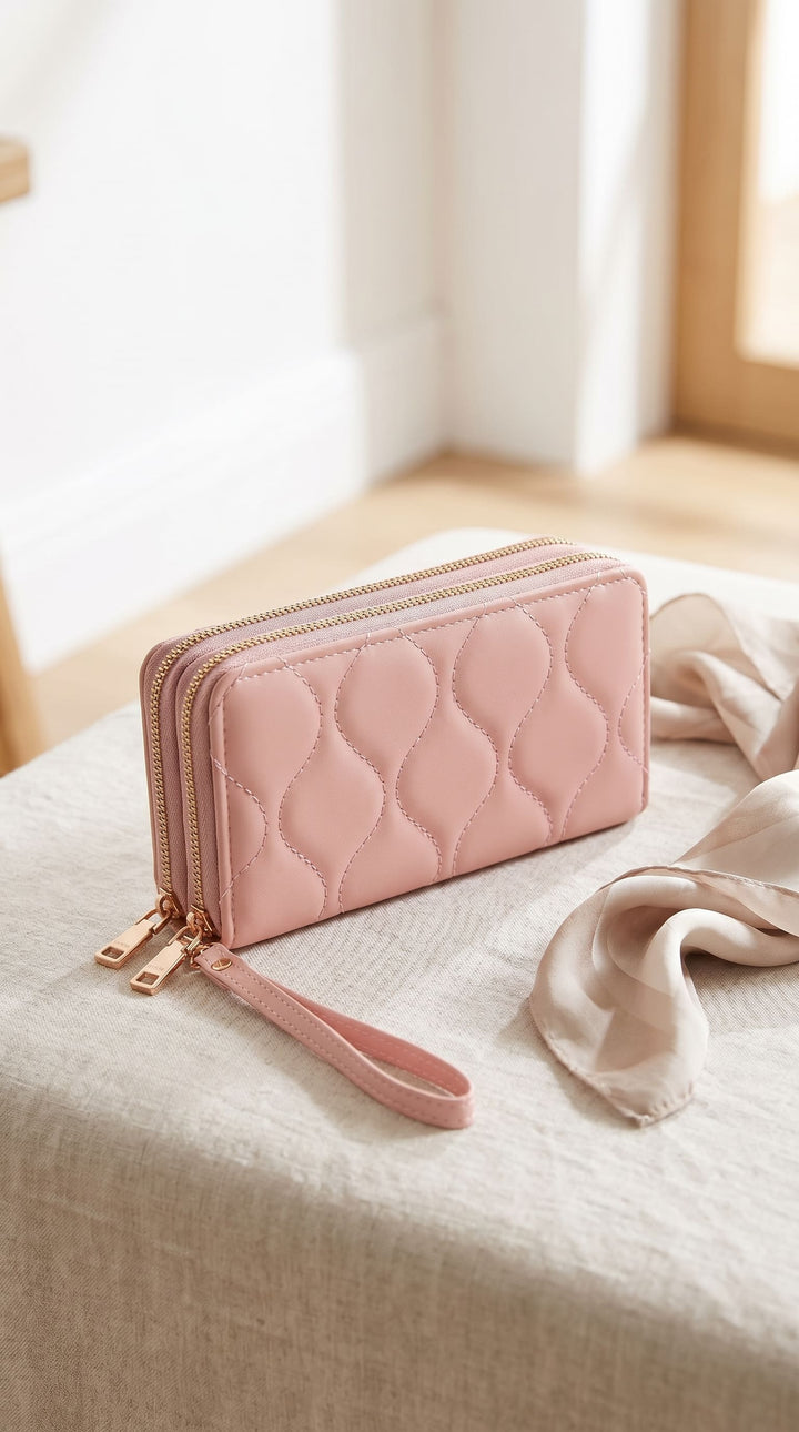 Pink Casual Wallet For Women P71167