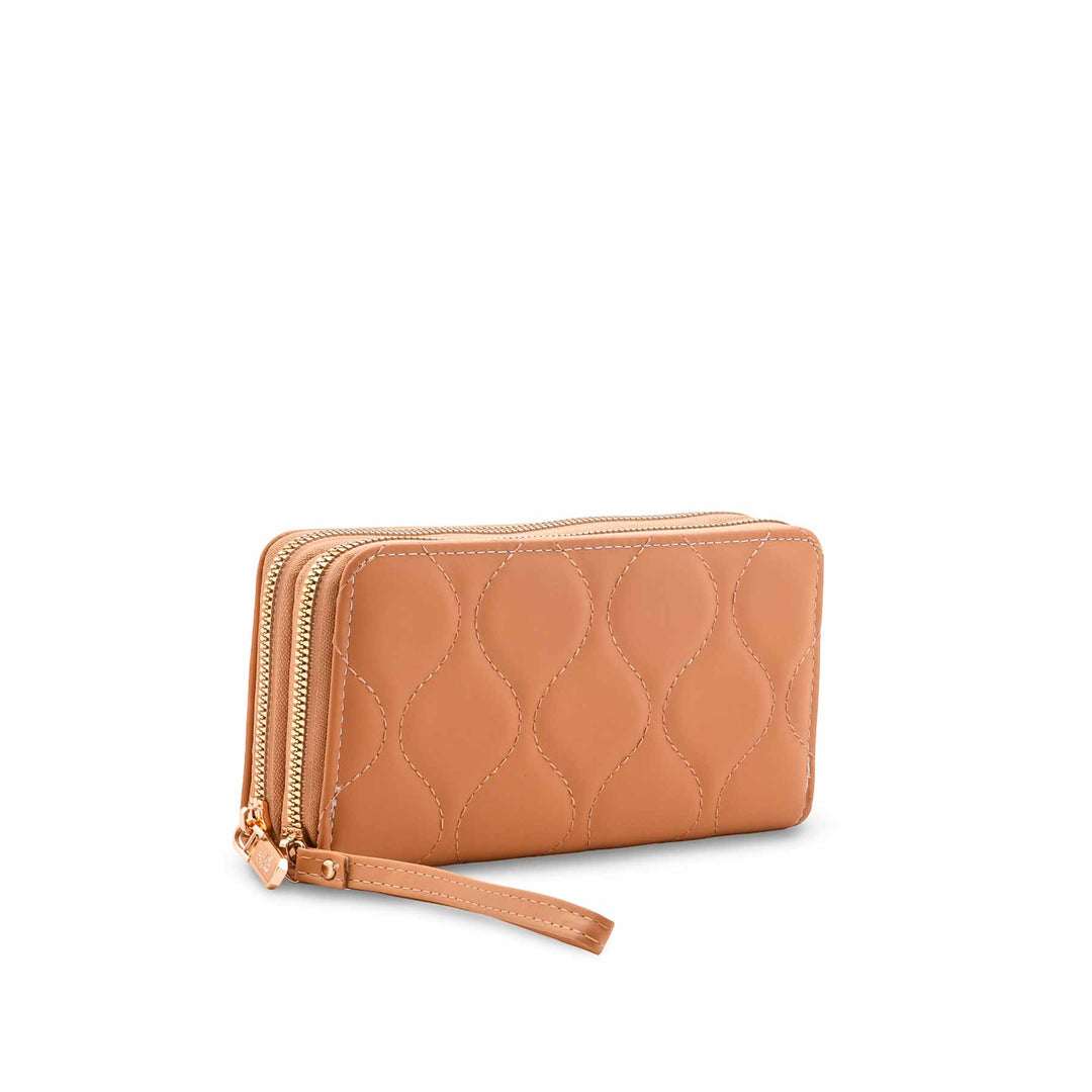 Beige Casual Wallet For Women P71167