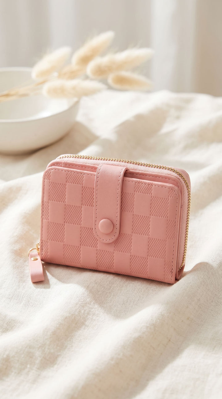 Peach Casual Wallet For Ladies P71169