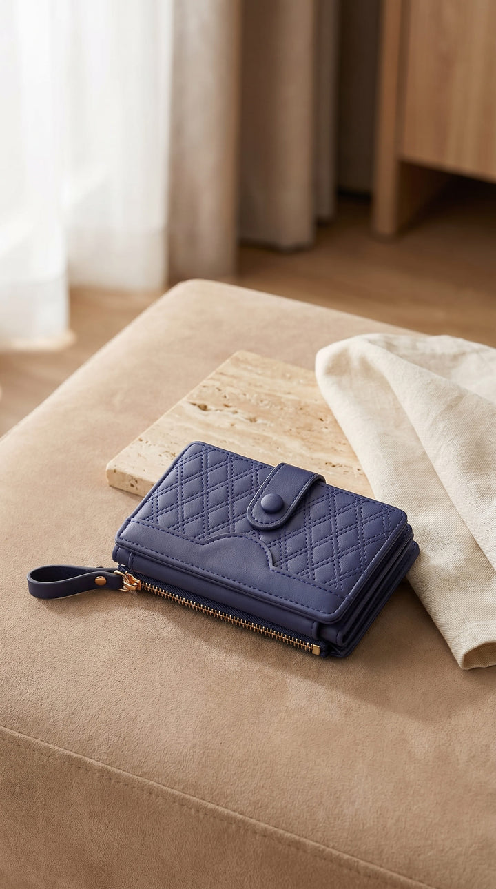 Blue Casual Wallet For Ladies P71170