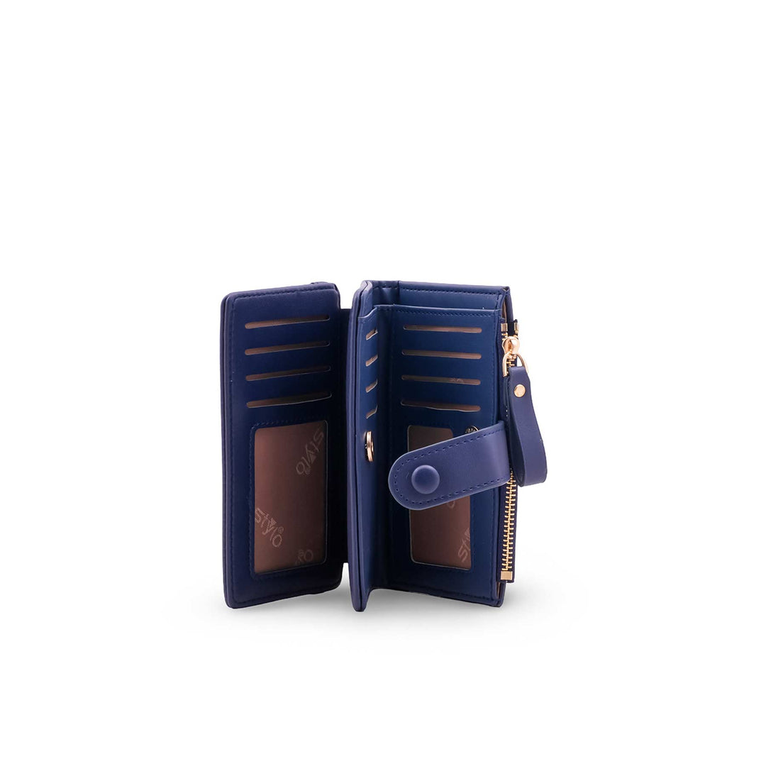 Blue Casual Wallet For Ladies P71170
