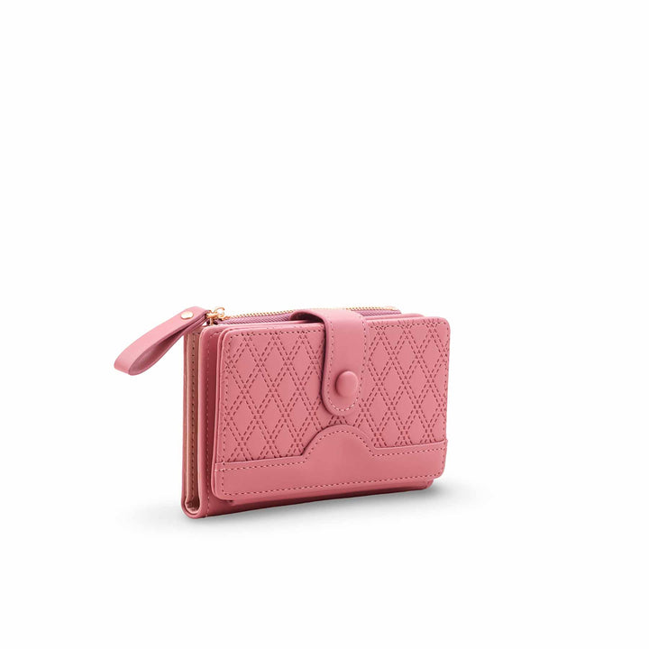 Pink Casual Wallet For Ladies P71170