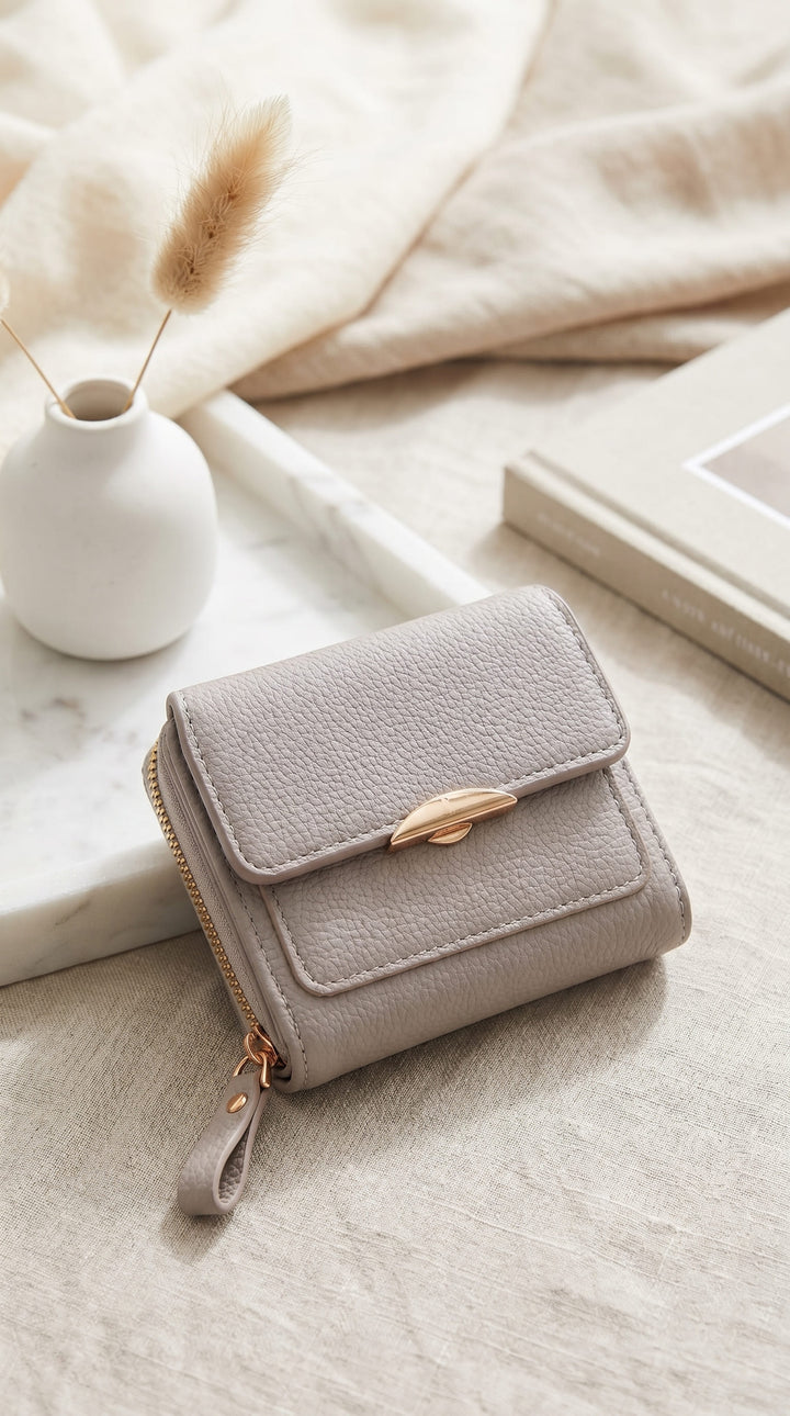 Grey Casual Wallet For Ladies P71174