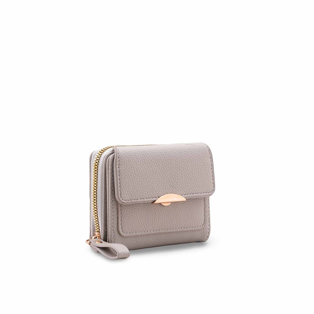 Grey Casual Wallet For Ladies P71174