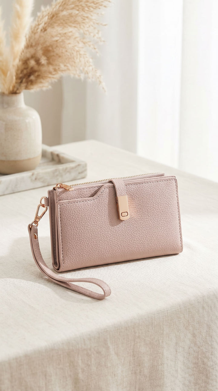 Beige Casual Wallet For Ladies P71175