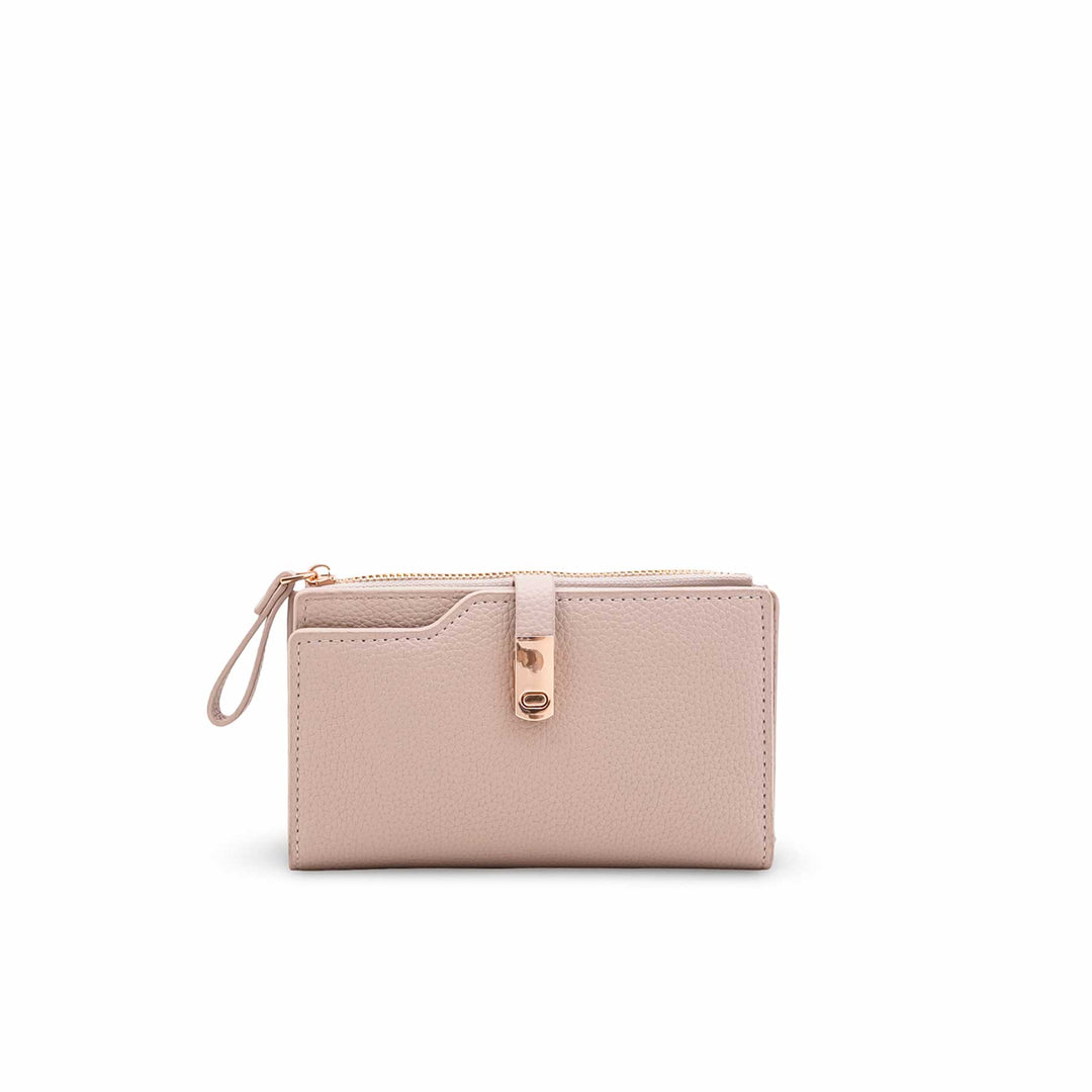 Beige Casual Wallet For Ladies P71175