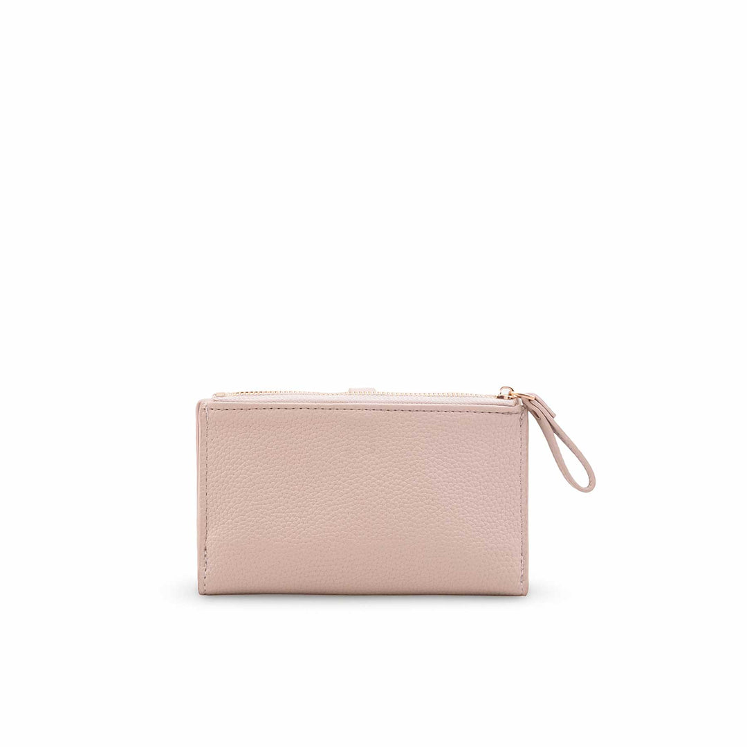 Beige Casual Wallet For Ladies P71175