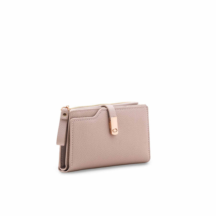 Beige Casual Wallet For Ladies P71175