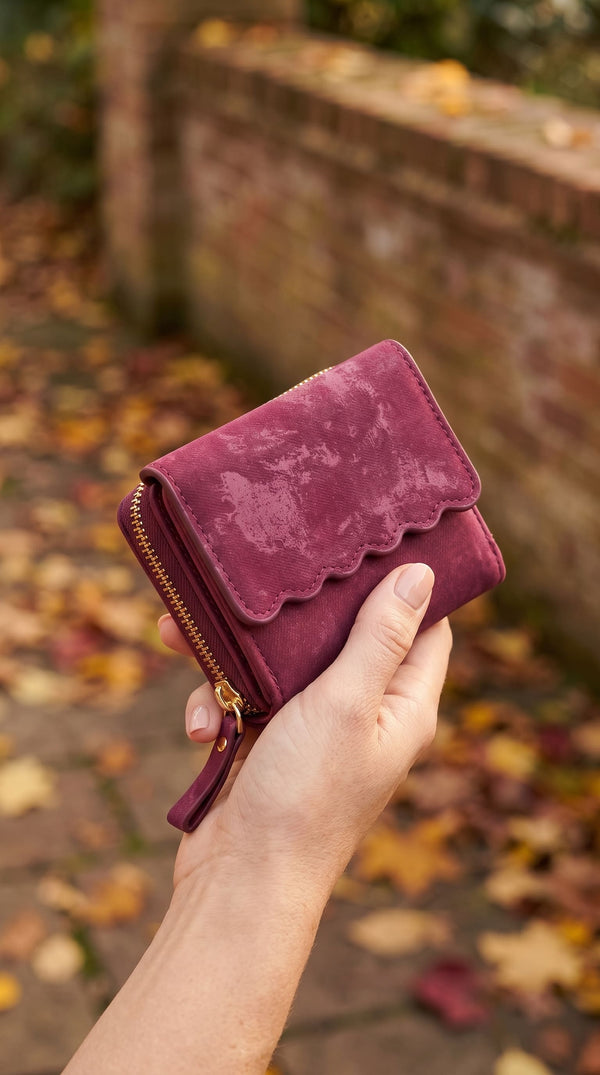 Maroon Casual Wallet For Ladies P71176