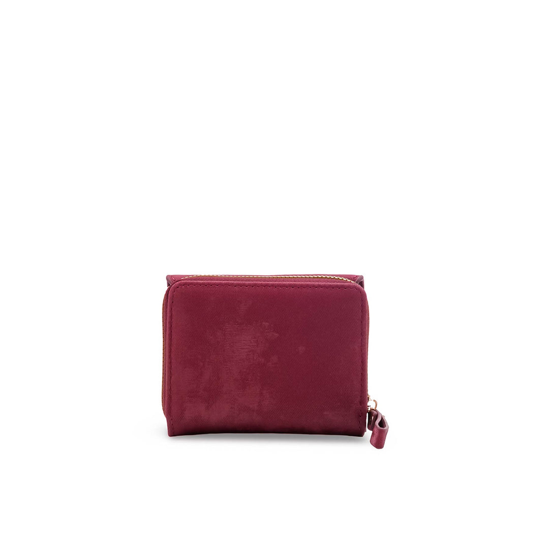 Maroon Casual Wallet For Ladies P71176