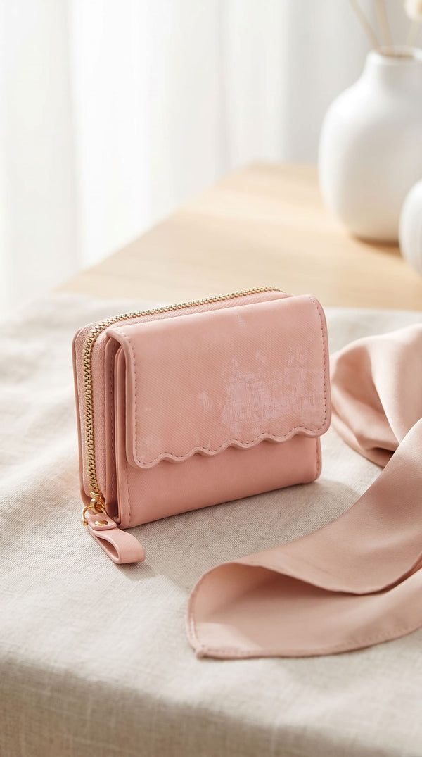 Peach Casual Wallet For Ladies P71176