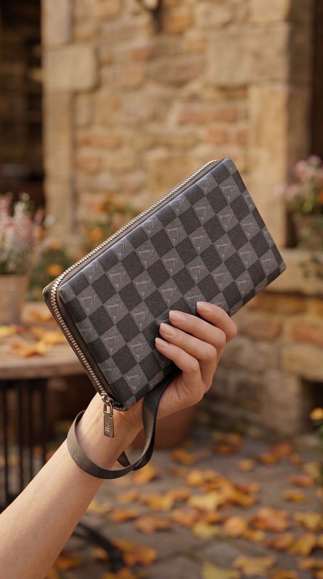 Black Casual Wallet For Ladies P71178
