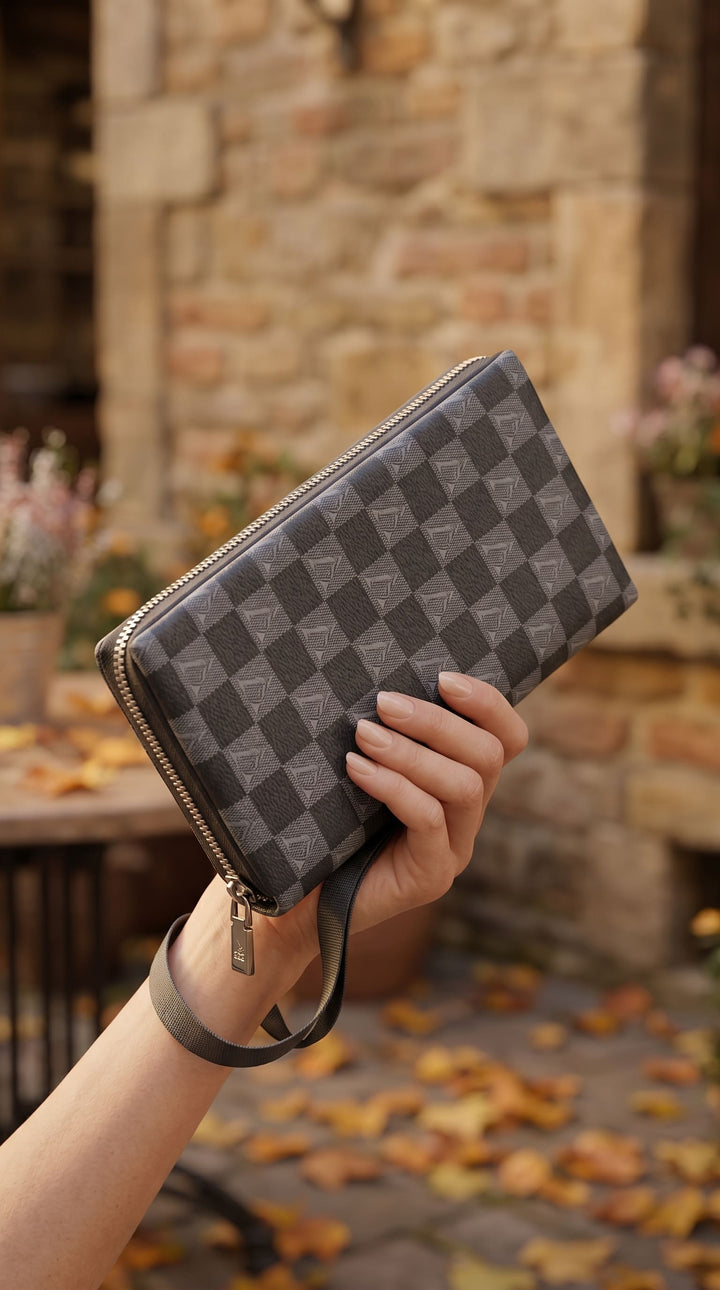 Black Casual Wallet For Ladies P71178