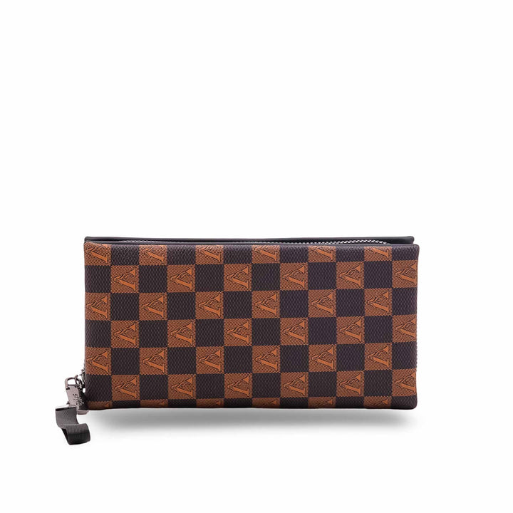Brown Casual Wallet For Ladies P71178
