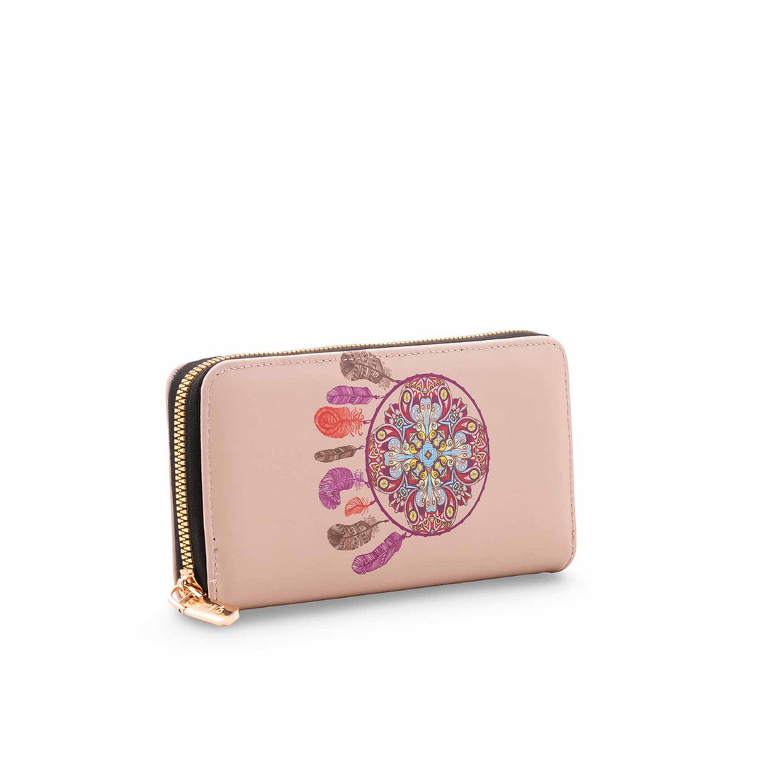 Beige Casual Wallet For Ladies P71184